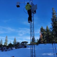 Debugging the Castle Lake weather station.