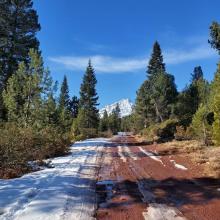 East road after 2 miles off of Military Pass Road