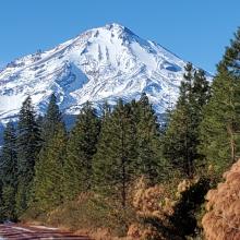 East side of Mount Shasta