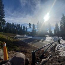 Road above Bunny Flat