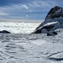 Wind affect in Old Ski Bowl