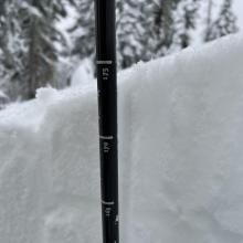 ~69 inches total height of snow