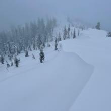 Cornice formation in the Eddies