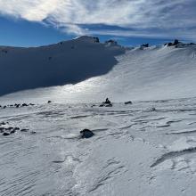 Upper Old Ski Bowl area, north side of Green Butte