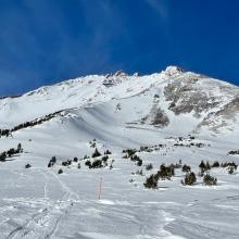 Wilderness boundary, Old Ski Bowl, Sargents Ridge in background