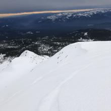 Looking south 8,500 feet 