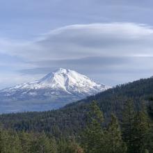 Shasta from the Eddy Mtns