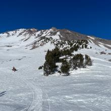 Near the wilderness boundary, near treeline, Old Ski Bowl