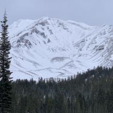 Avalanche Gulch later this afternoon after a 36-hour wind event