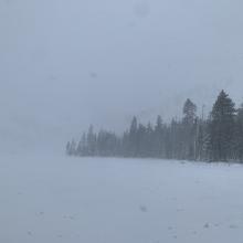 Castle Lake looking toward Middle Peak from north shore