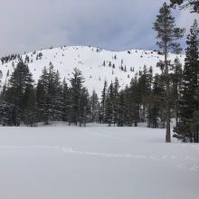 View of Right Peak, Castle Lake