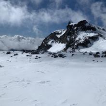 Green Butte, Old Ski Bowl and snow surfaces example.