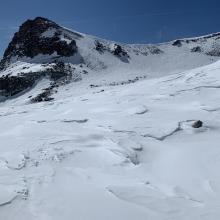 Green Butte, Old Ski Bowl and snow surfaces example.