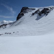 Green Butte and the Old Ski Bowl from ~9,000 feet.