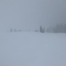 Visibility was limited to less than 1/8 mile for most of the day