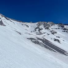 Redbanks and The Heart viewed from the upper moraine above Helen Lake