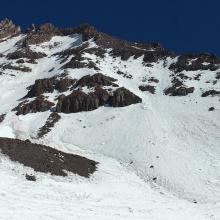 Looking up at Green Butte/Sargents ridge from Helen Lake