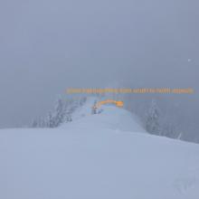 Wind transport off of Gray Butte