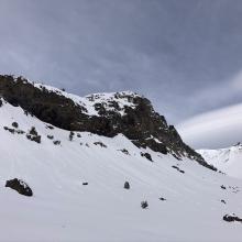 Roller balls forming on south aspects