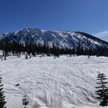 Northwest face of Gray Butte