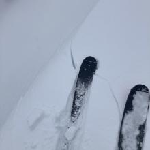 Shooting cracks near and above treeline