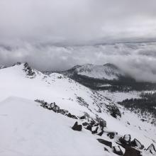 Looking toward Gray Butte from summit of Green Butte