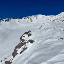 Green Butte Ridge and upper Avalanche Gulch