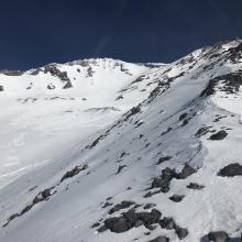 Green Butte Ridge and Avalanche Gulch from 10,000 ft