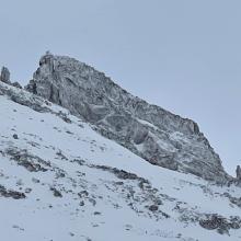 Shastarama, Sargents Ridge, lightly crusted in rime ice