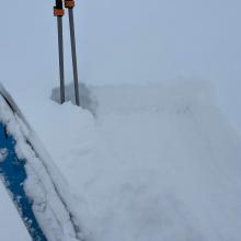 New snow below treeline, ~4 to 6 inches