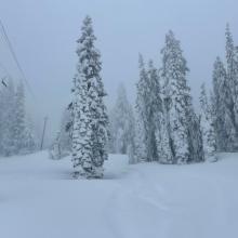 Getting deep along the power line, ~7,000 feet