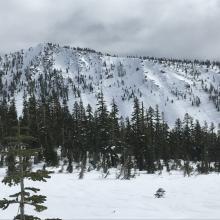 Gray Butte viewed from Panther Meadows