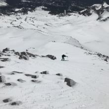 Getting near the top of the spur ridge, onto Sargents Ridge proper