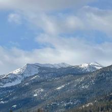 Eddy Mountains view from Shasta Valley