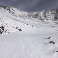 Looking up from Lake Helen