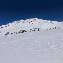 Eastern boundary looking up Saint Germain Bowl/ Sargents Ridge