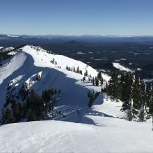 Looking east along the Northeast Crest