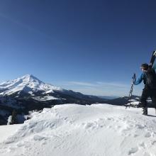 Top of Rainbow Mountain