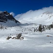 Old Ski Bowl - Example of snow coverage above treeline