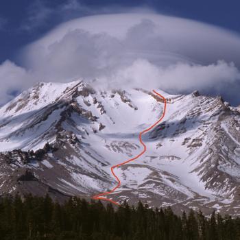 Mt. Shasta - Avalanche Gulch - Late Spring / Early Summer - Photo by Tim Corcoran
